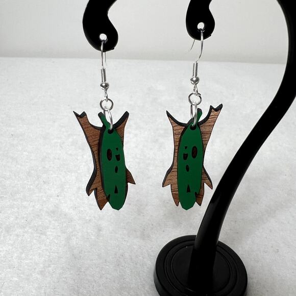 Zelda Korok Daz Dangle Earrings - Picture 2 of 3
